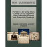 Hamilton v. De Camp Glass Casket Co U.S. Supreme Court Transcript of Record with Supporting Pleadings