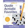 Quote Acrostic Favorites: Features 50 Rewarding Puzzles