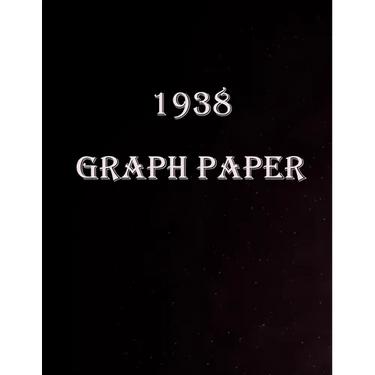 1938 Graph paper: Graph Paper Quad Rule 5x5,150 Pages, Large (8.5 x 11 inches)