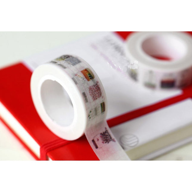 Flowers in a Bottle Washi Tape | Gift Wrapping and Craft Tape by The Bullish Store