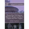 Pioneer Free Will Baptists Ministers Burial Locations in Virginia
