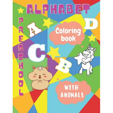 Alphabet Preschool Coloring Book: Animal Alphabet Coloring book for kids