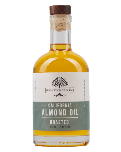 Pure Cold Pressed & Roasted Almond Oil by freshvintagefarms