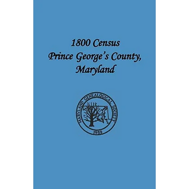 1800 Census Prince George's County, Maryland