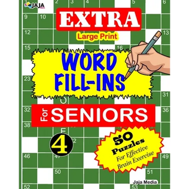 EXTRA Large Print WORD FILL-INS FOR SENIORS: Vol. 4