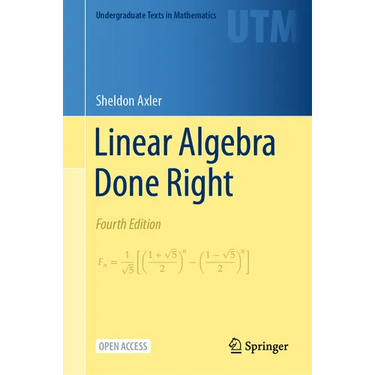 Linear Algebra Done Right