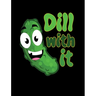 Dill With It: Funny Quotes and Pun Themed College Ruled Composition Notebook