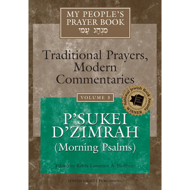 My People's Prayer Book Vol 3: P'Sukei d'Zimrah (Morning Psalms)