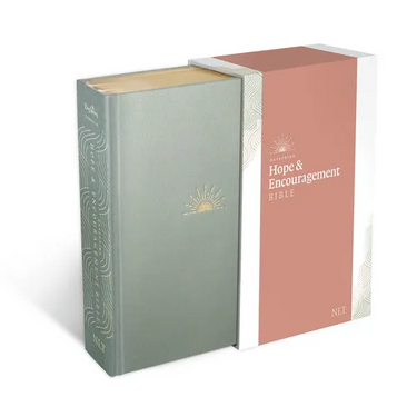 NLT Dayspring Hope & Encouragement Bible (Hardcover Deluxe, Seafoam Green)