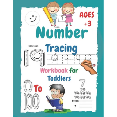 Number Tracing Workbook for Toddlers: Handwriting Alphabet, Number And Shapes Workbook For Kids, Learn numbers 0 to 100, Book for Kids and Preschooler