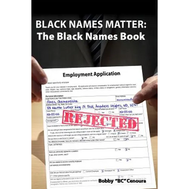 Black Names Matter: The Black Names Book