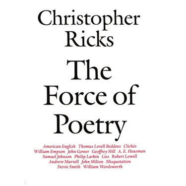The Force of Poetry