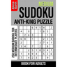 Medium Sudoku Anti-King Puzzle Book for Adults: 250 Medium Sudoku For Intermediate Players