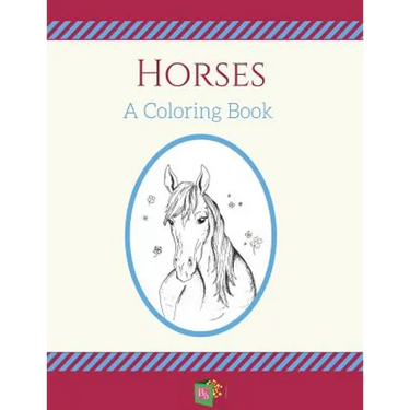 Horses: Coloring Book