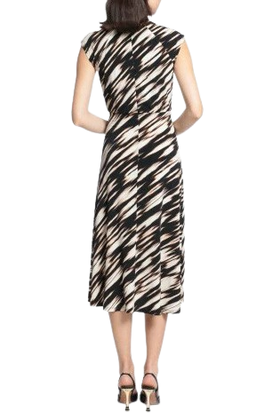 Maggy London Mock Neck Midi Sheath Dress by Curated Brands