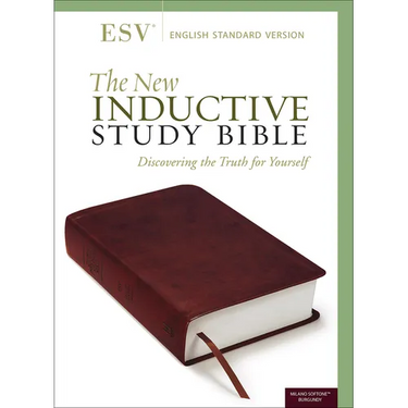 The New Inductive Study Bible (Esv, Milano Softone, Burgundy)