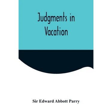 Judgments in Vacation