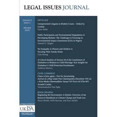 Legal Issues Journal 6(1)