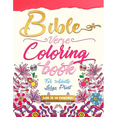 Bible Verse Coloring book for Adults Large Print