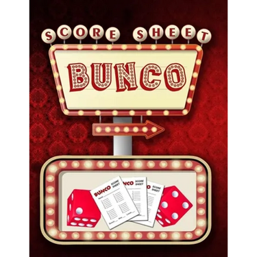Bunco Score Sheets: 100 Score Keeping for Bunco Lovers