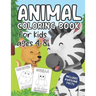 Animal Coloring Book for Kids Ages 4-8: Filled With Cute Animals and FUN Facts!