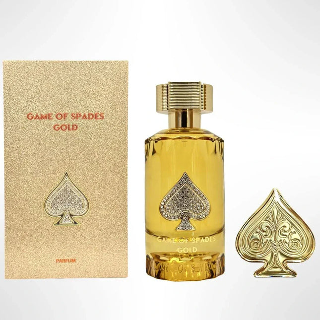 Game Of Spades Gold 3.4 oz Parfum for men by LaBellePerfumes