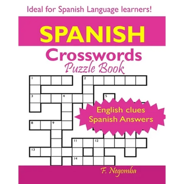 SPANISH Crosswords Puzzle Book