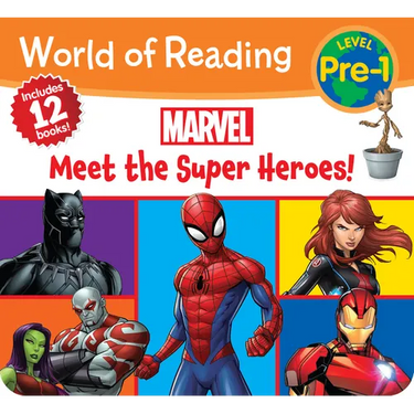 World of Reading Marvel: Meet the Super Heroes!-Pre-Level 1 Boxed Set