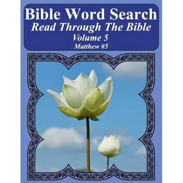 Bible Word Search Read Through The Bible Volume 5: Matthew #5 Extra Large Print