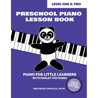 Preschool Piano Lesson Book - Level One and Level Two (Student Edition): Piano for Little Learners with Paisley the Panda