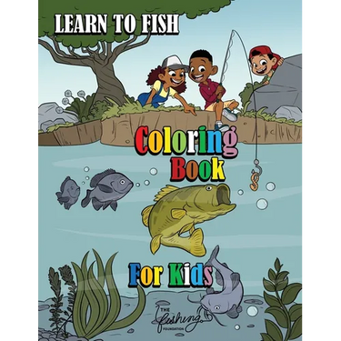 Learn to Fish Coloring Book for Kids