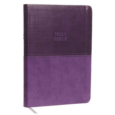 KJV, Thinline Bible, Large Print, Imitation Leather, Red Letter Edition