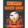 Halloween Mazes Book for Kids ages 8-12: Logic Puzzles in the shape of cat, bat, pumpkin, ghost, skull etc. Smart gift for Girls and Boys -With Soluti