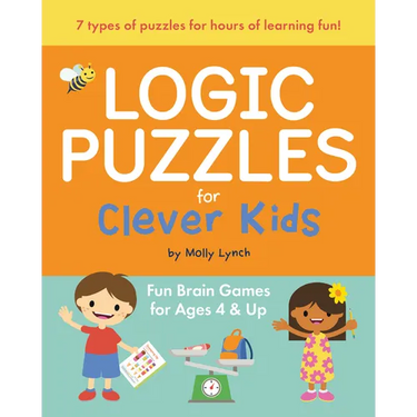 Logic Puzzles for Clever Kids: Fun Brain Games for Ages 4 & Up
