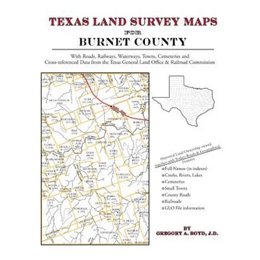 Texas Land Survey Maps for Burnet County