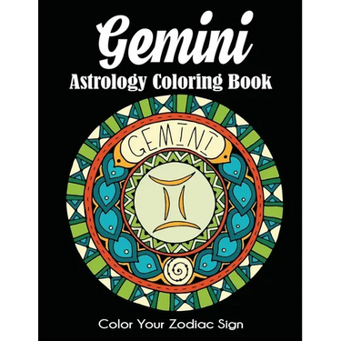 Gemini Astrology Coloring Book: Color Your Zodiac Sign