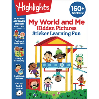 My World and Me Hidden Pictures Sticker Learning Fun