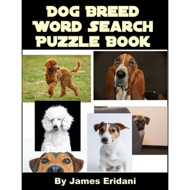 Dog Breed Word Search Puzzle Book