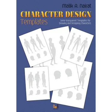 Character Design Templates: Semi-transparent templates for drawing and designing characters