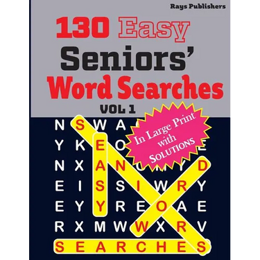 130 Easy SENIORS' Word Searches
