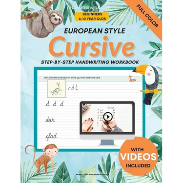 Cursive Handwriting for Beginners: Cursive Handwriting for Kids European Style