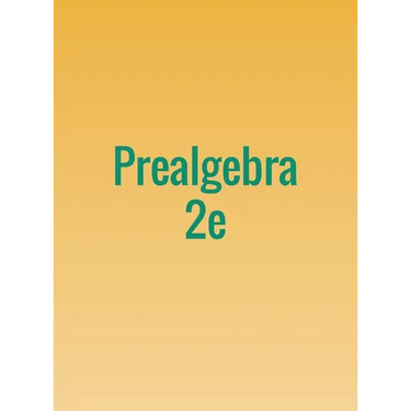 Prealgebra 2e
