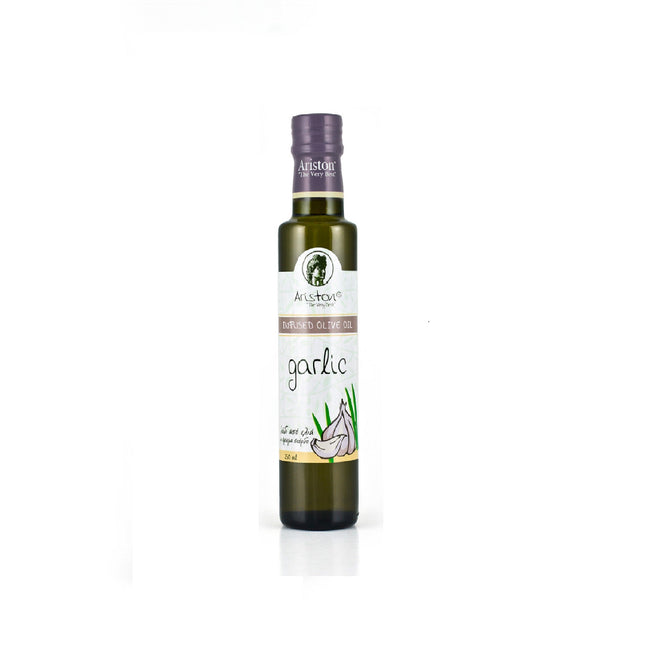 Garlic Infused Olive oil 8.45 fl oz by Alpha Omega Imports