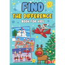 Find the difference book for kids: Christmas Special Spot, seek and find to develop children's observation and concentration Fun and colorful activity