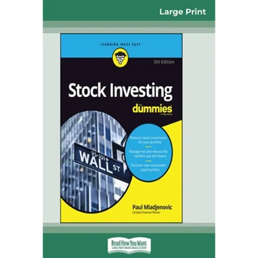 Stock Investing For Dummies, 5th Edition (16pt Large Print Edition)