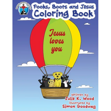 Pooks, Boots and Jesus Coloring Book