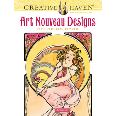 Creative Haven Art Nouveau Designs Coloring Book