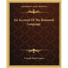 An Account Of The Romansh Language