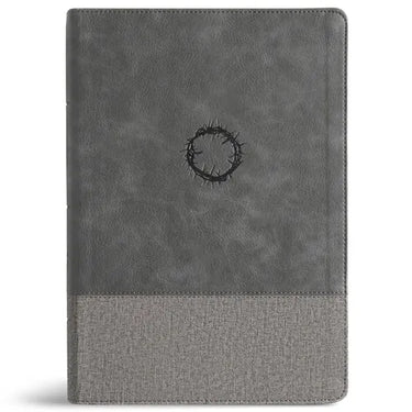 CSB Super Giant Print Reference Bible, Optimal Type, Digital Study Edition, Charcoal Leathertouch