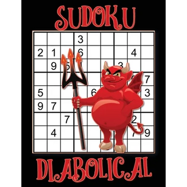 Sudoku Diabolical: Sudoku Expert, Hard Sudoku Books for Adults, Sudoku Gift Book, Sudoku Difficult Level